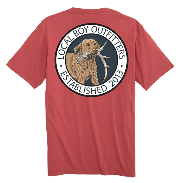 Youth Antler Retriever T-Shirt - Brick