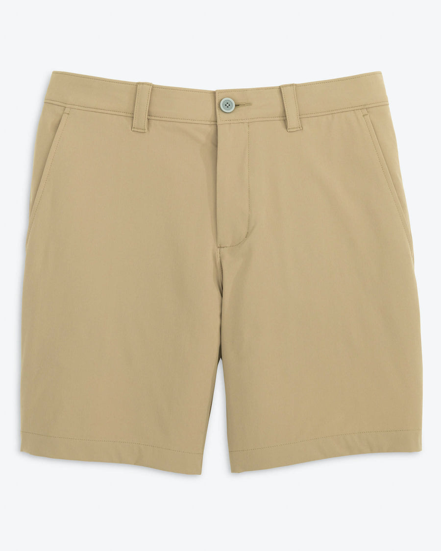 M 8in Coastal Breeze Birdie Short-Sandstone Khaki