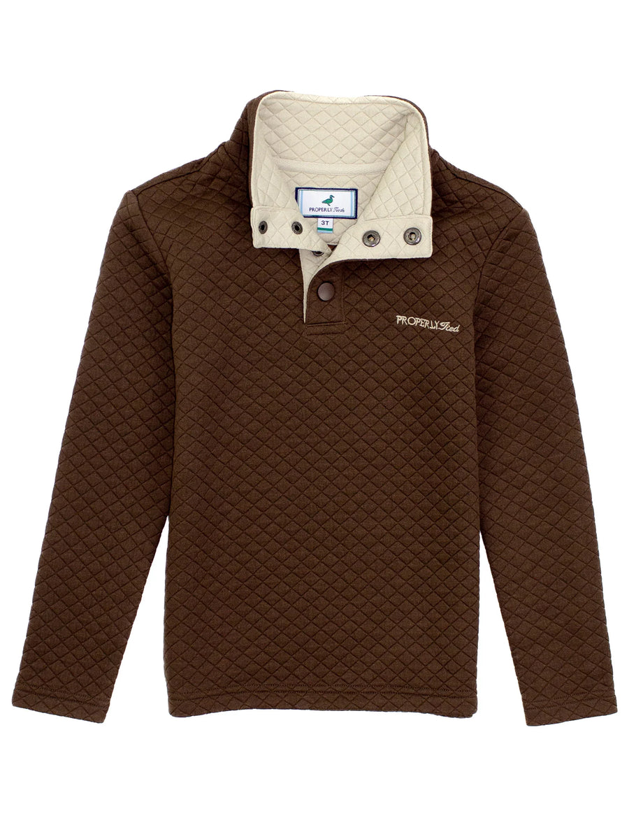 Boys Club Pullover - Brown