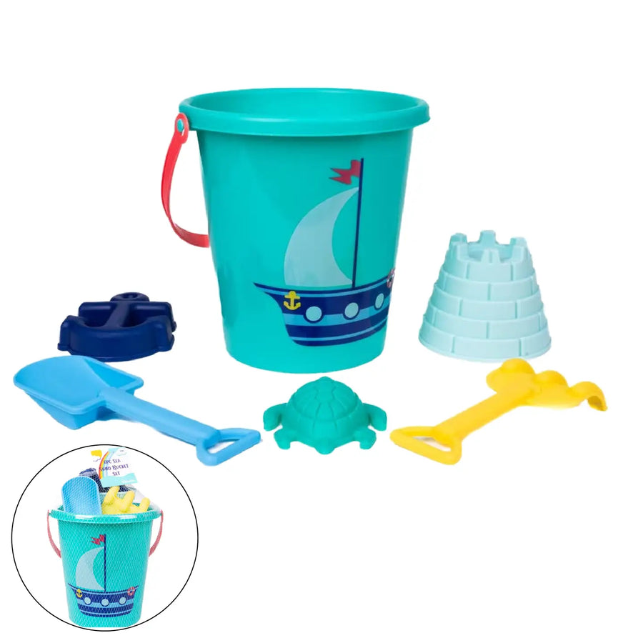 6-Piece Set Ship Sand Bucket Set