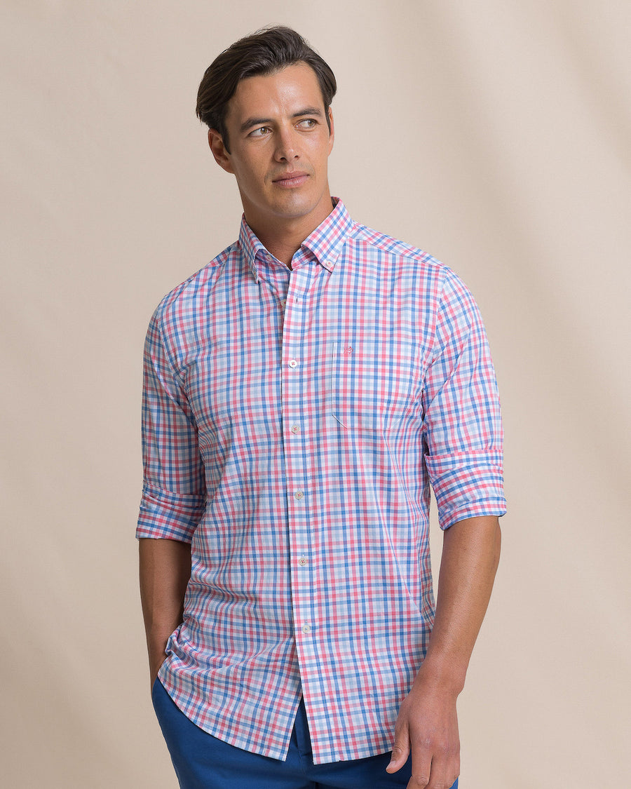 M LS Coastal Breeze Palm Valley Sportshirt
