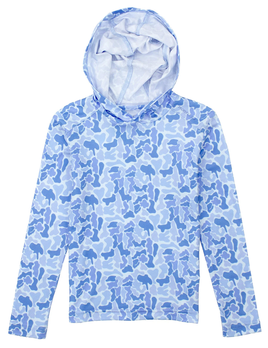Boys Ravine Hoodie River Camo