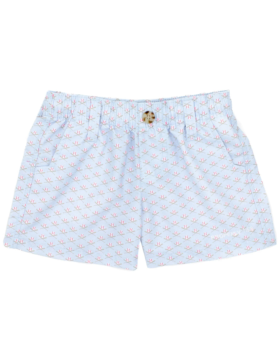 Boys Mallard Shorts-Baseball Shield