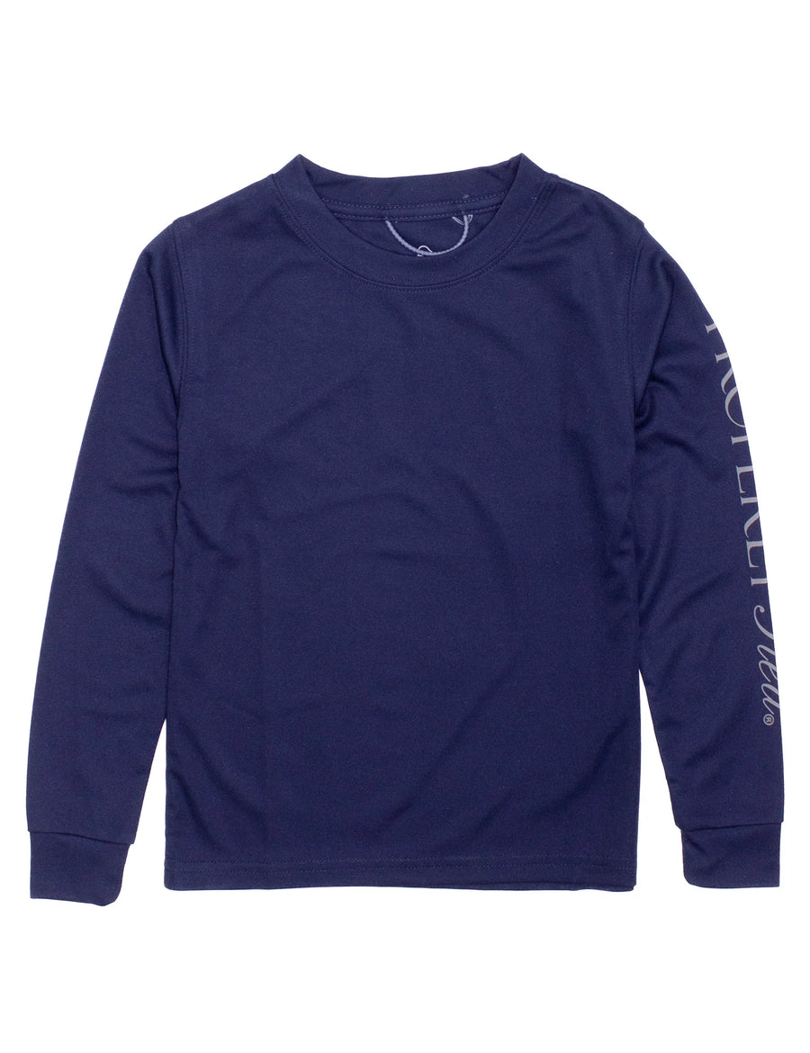 Boys Tidal Rashguard- Navy