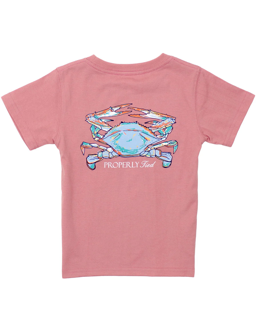 Boys Claws SS Salmon