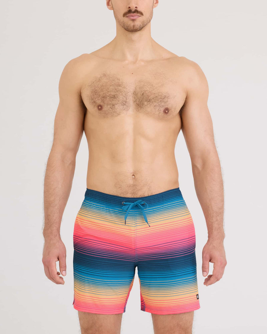 Oh Buoy 2N1-Hazy Stripe-Sunset