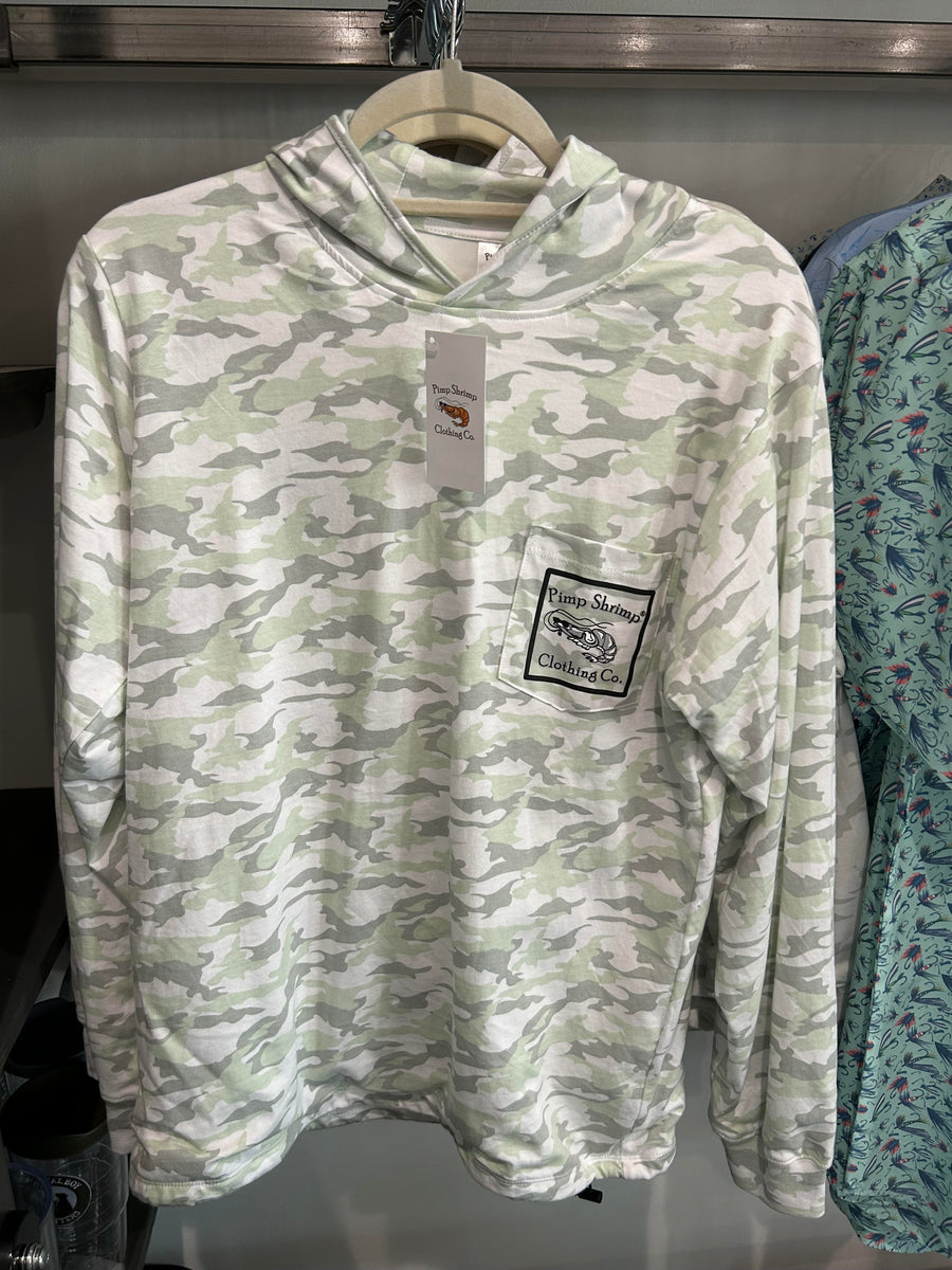Comfort Lined T-Shirt Hoodie - Camo